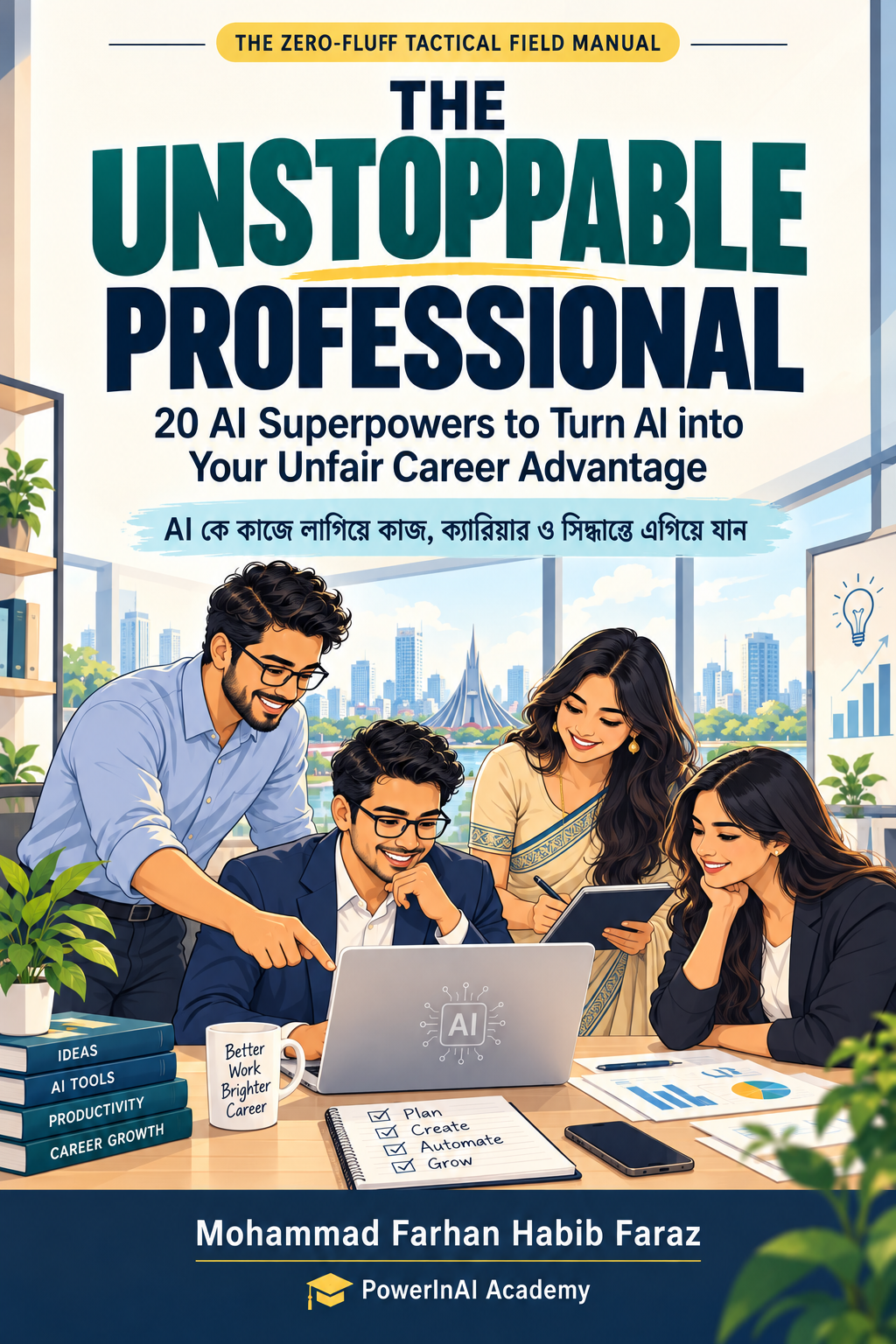 Cover of The Unstoppable Professional by Farhan habib Faraz