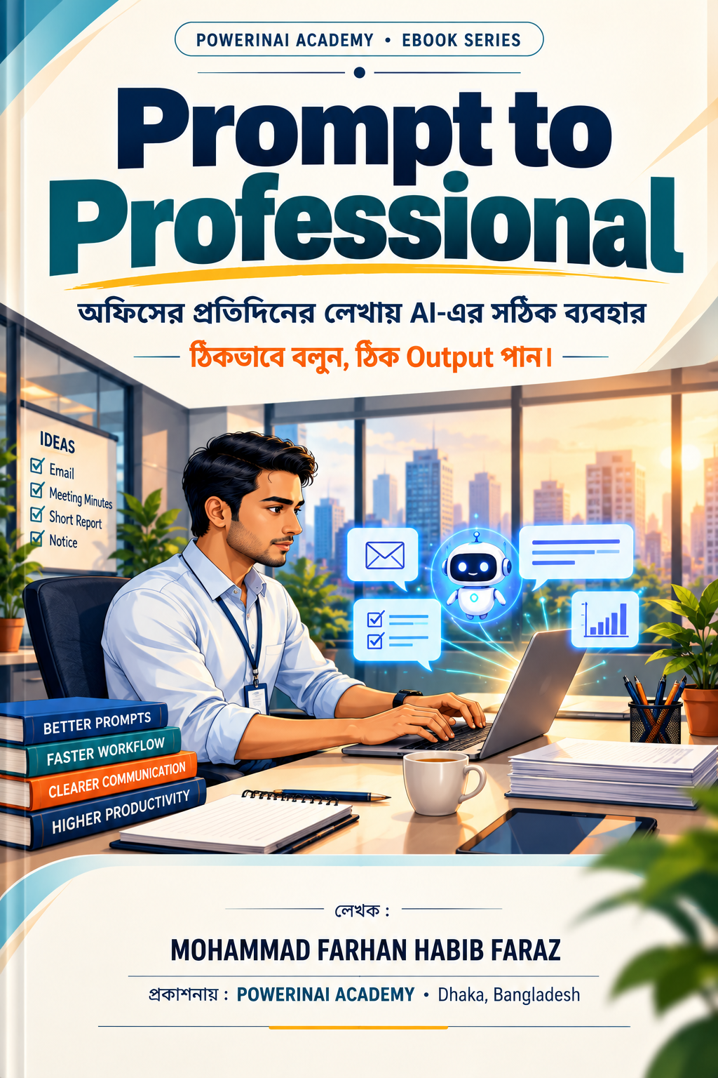 Cover of Prompt to Professional by Farhan habib Faraz